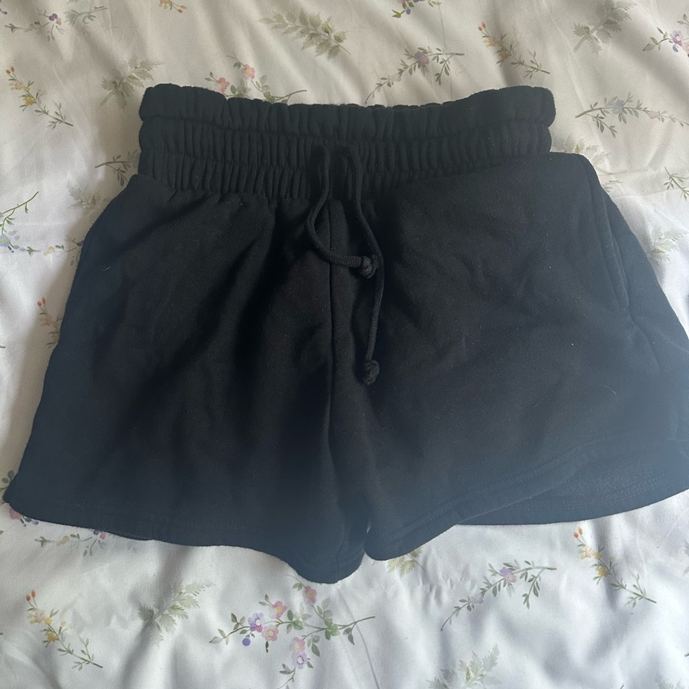 Target Black Athletic Shorts with Elastic Waistband